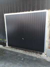 Brama garażowa uchylna uchył 3000x2100 antracyt grafit czarna Brąz
