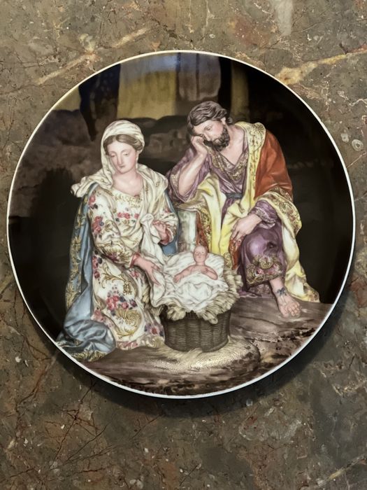 Prato comemorativo Festa de Natal 1984 Vista Alegre