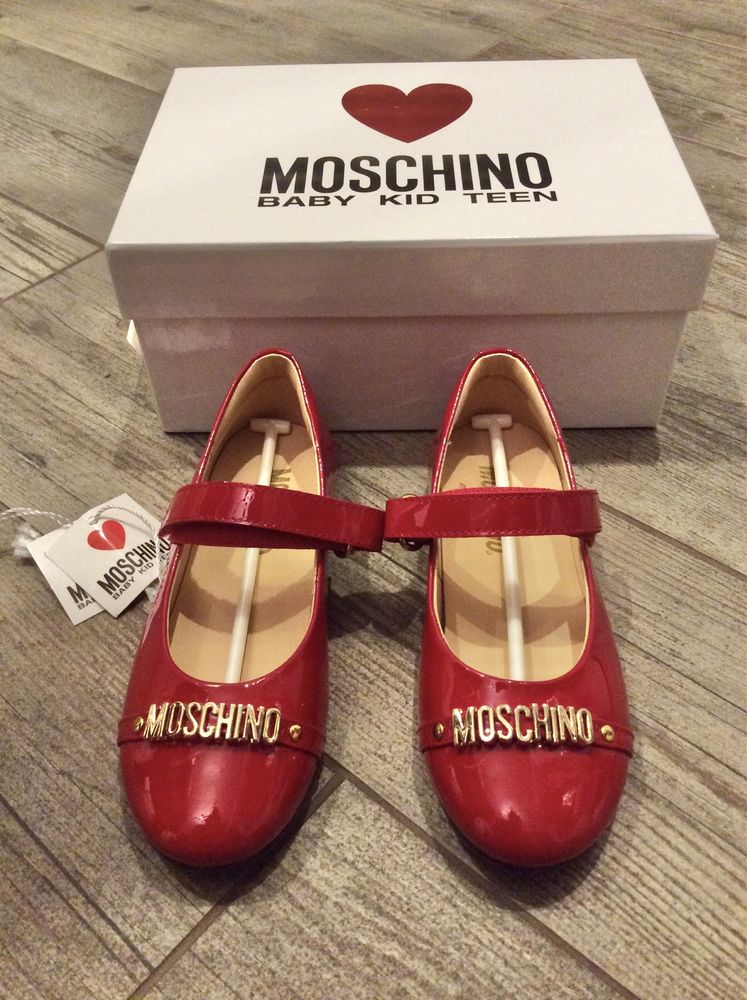 Туфли кожаные детские Moschino ОРИГИНАЛ! 27 размер