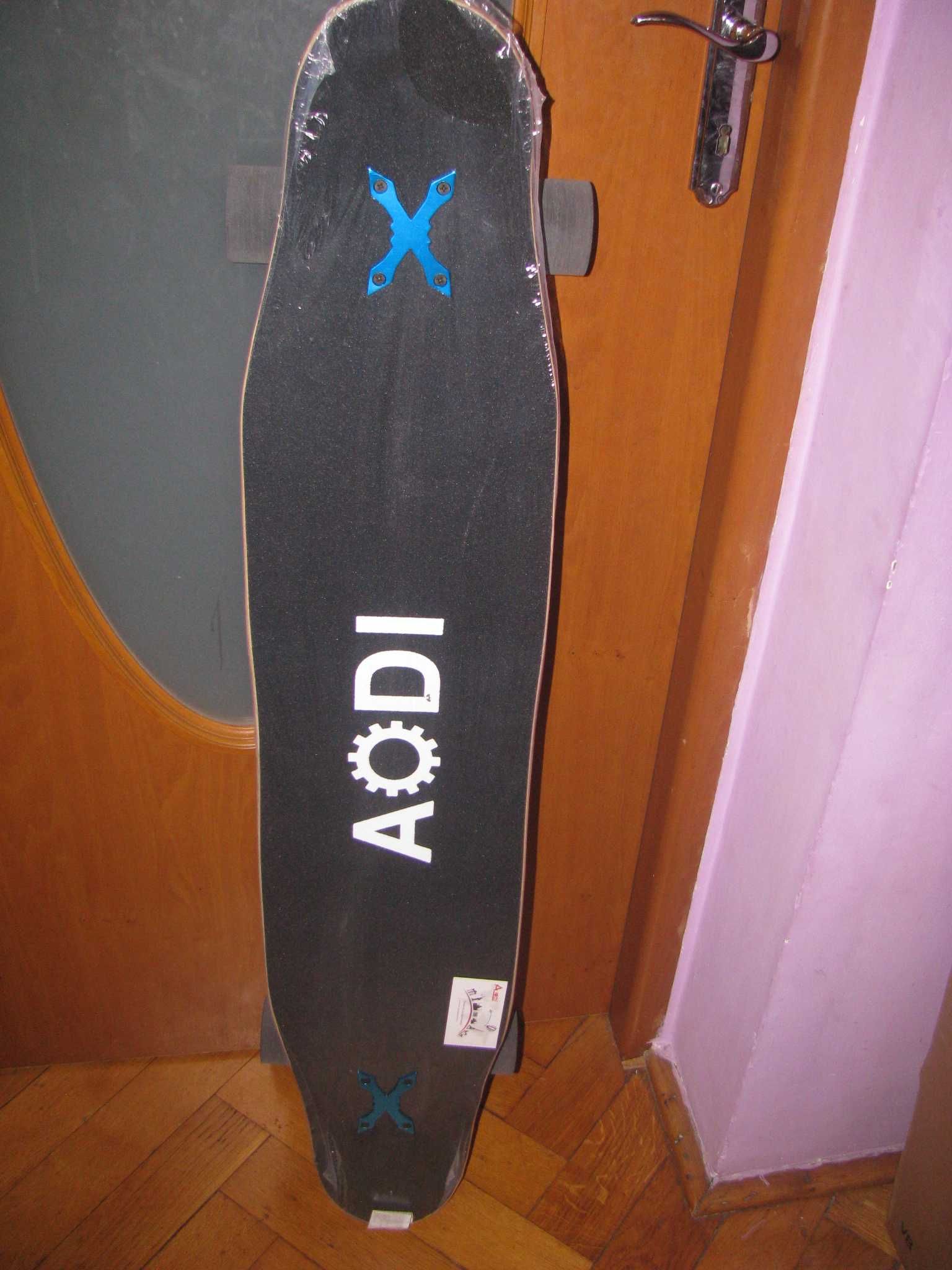 Nowa deskorolka longboard deck długa deska koła led