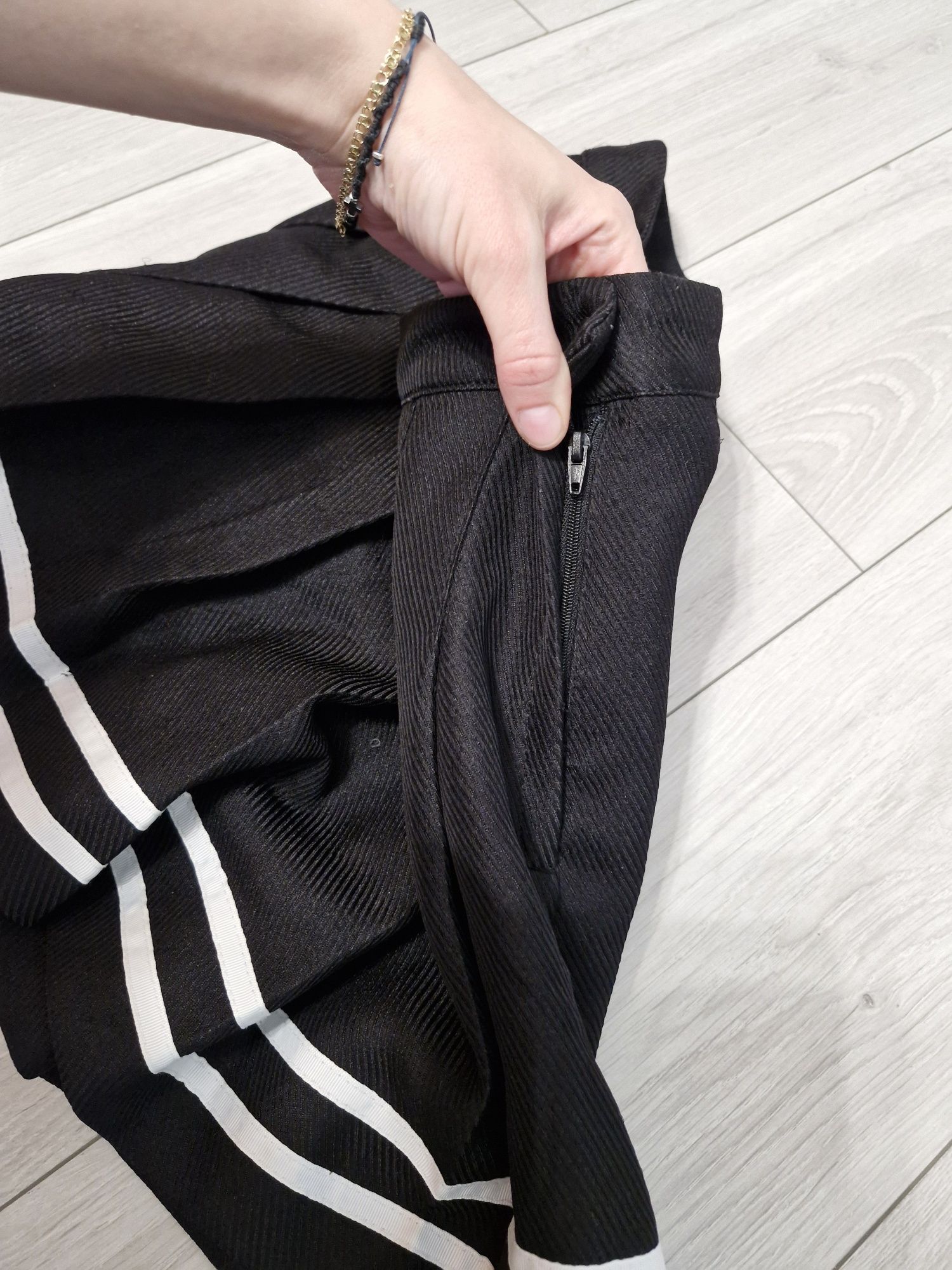 Spódniczka plisowana mini tenisowa h&m 36