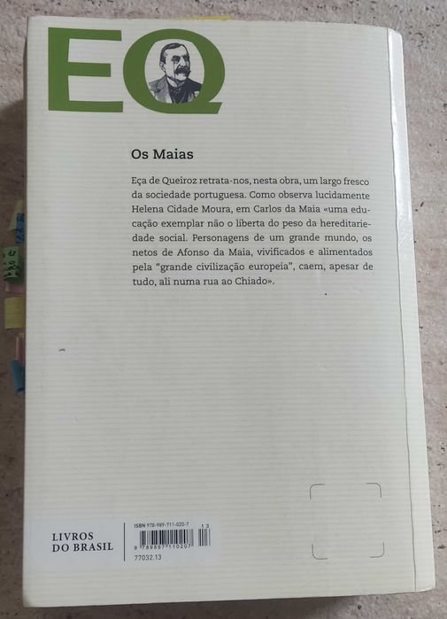 Livro Os Maias, Eça de Queirós