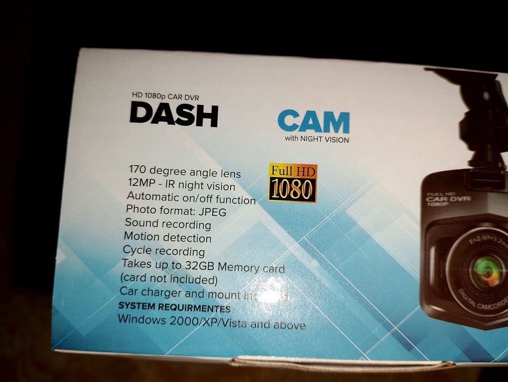 Dash Cam HD 1080p