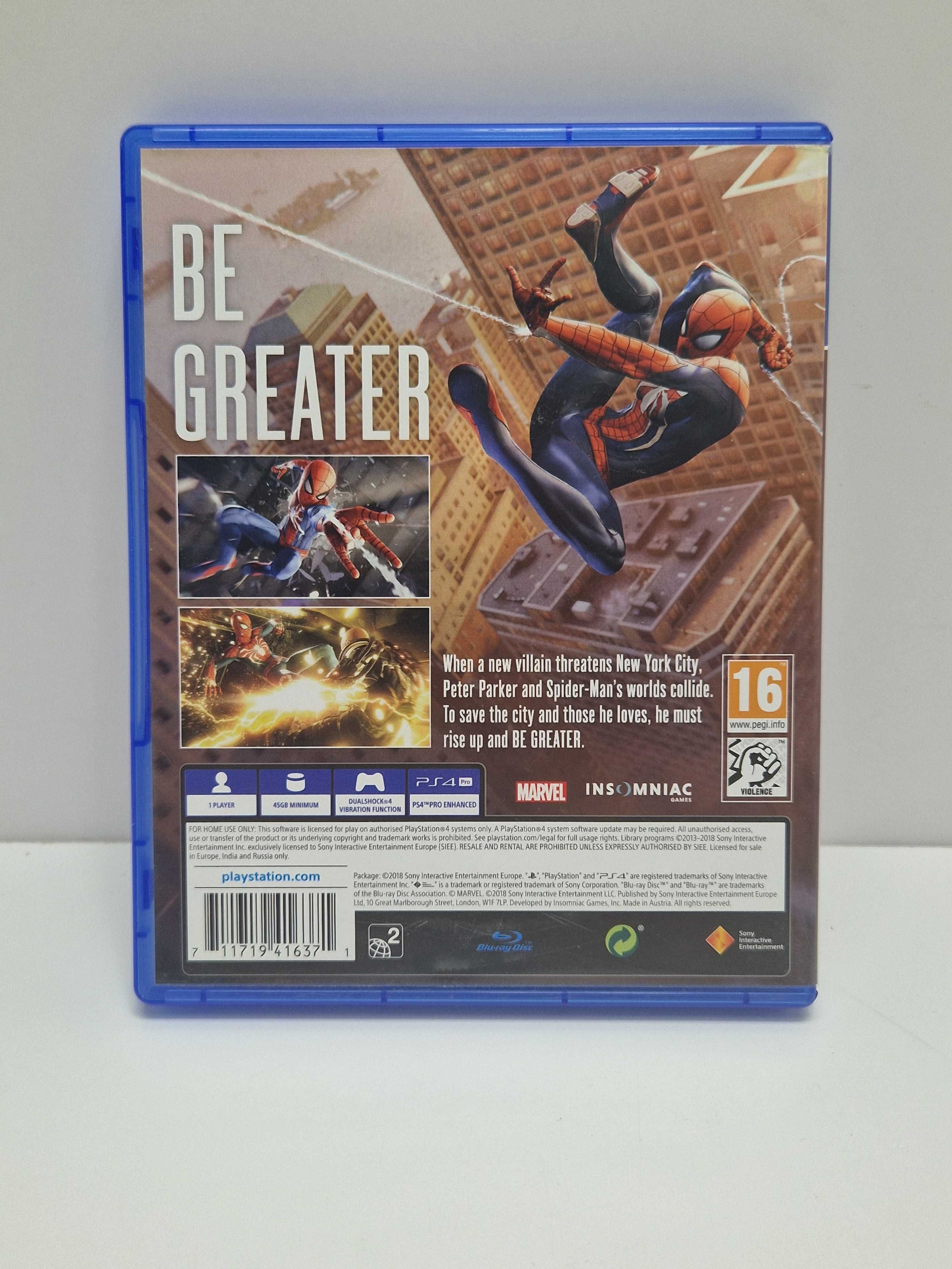 Gra Marvel Spider-Man Playstation 4
