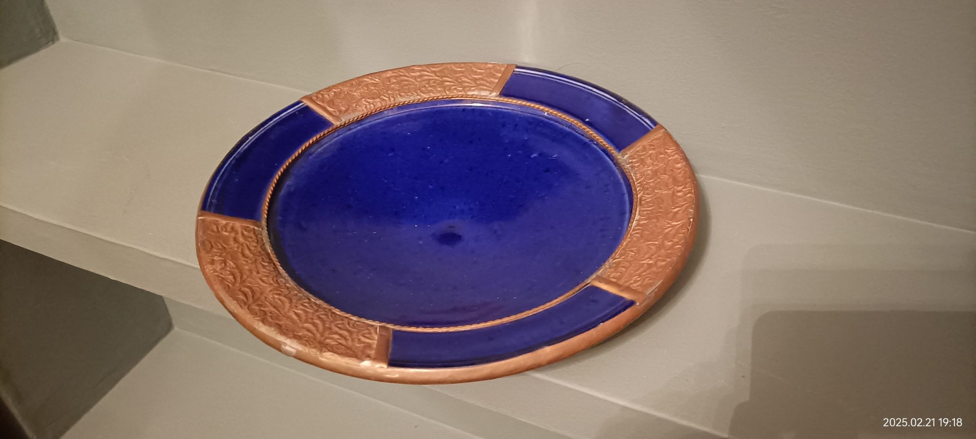 Prato marroquino azul