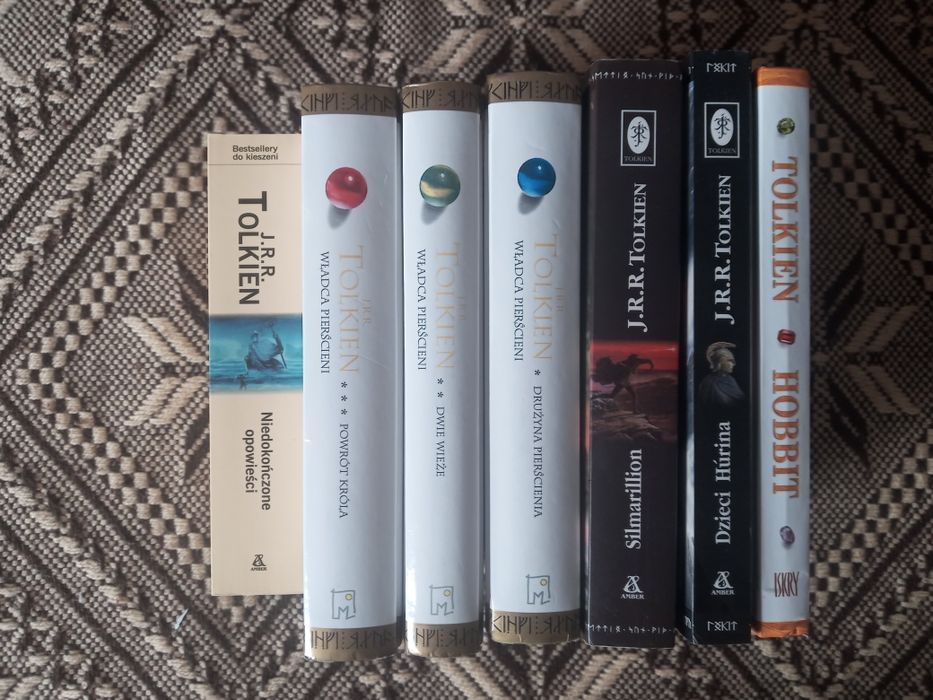 J.R.R.Tolkien Władca Pierścieni Hobbit Silmarilion Dzieci Hurina 7 szt