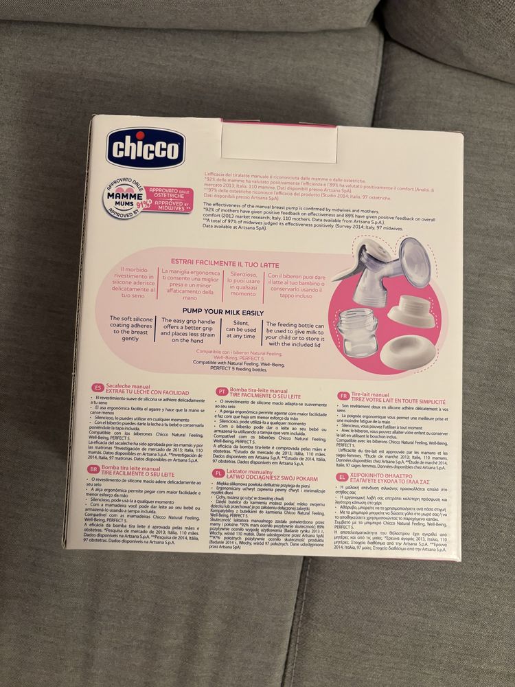 Bomba manual tira leite Chicco
