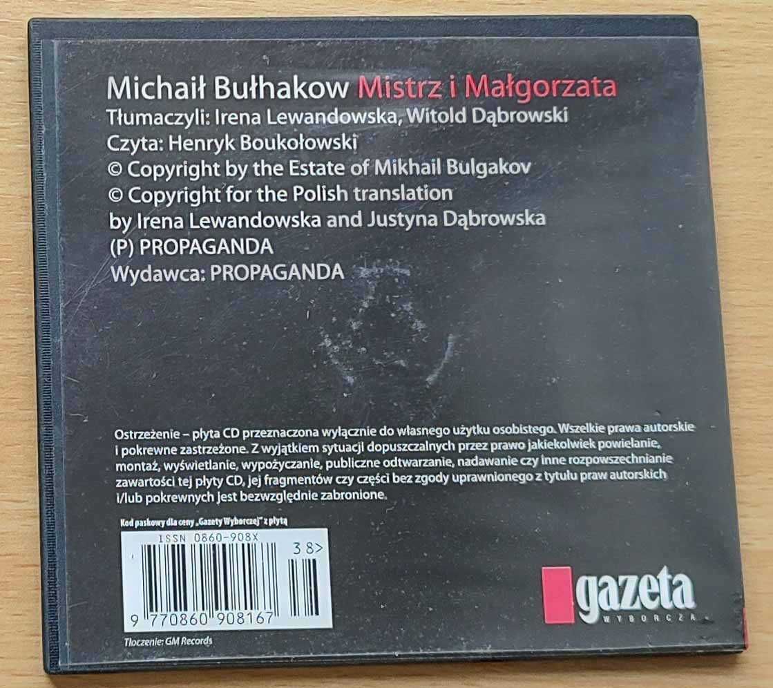 Mistrz i Małgorzata - Michaił Bułhakow MP3 na płycie CD