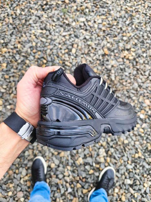 Кросівки зимові чоловічі Salomon ACS OQ термо водостійкі чорні