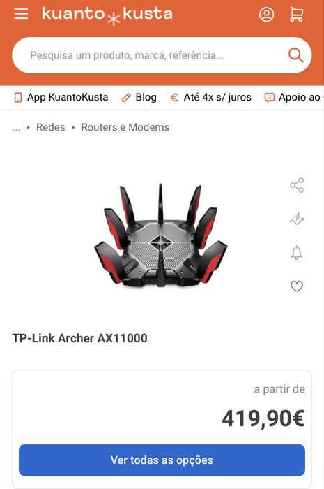 Router TP-Link Archer AX11000 Tri-Band Gigabit