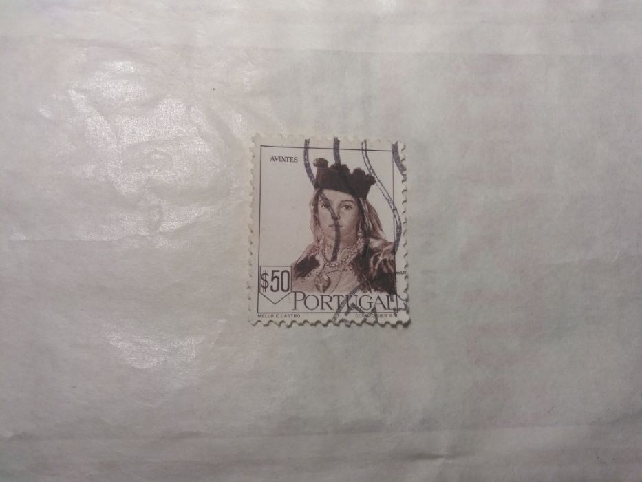 Selos de Portugal - 1946 - Emissão Costumes Portugueses $50 Avintes
