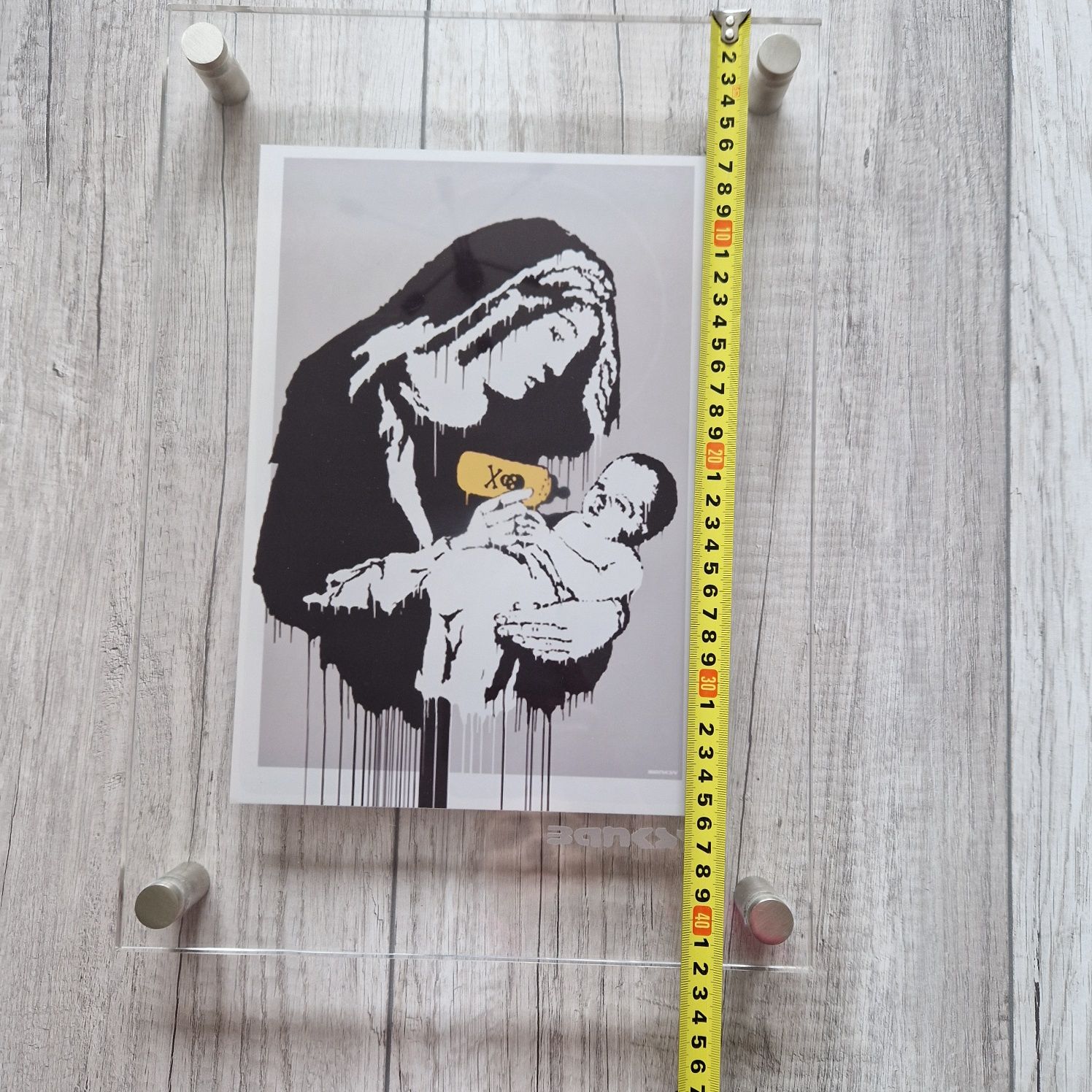 Banksy Toxic Mary reprodukcja na pleksie 42×29.5