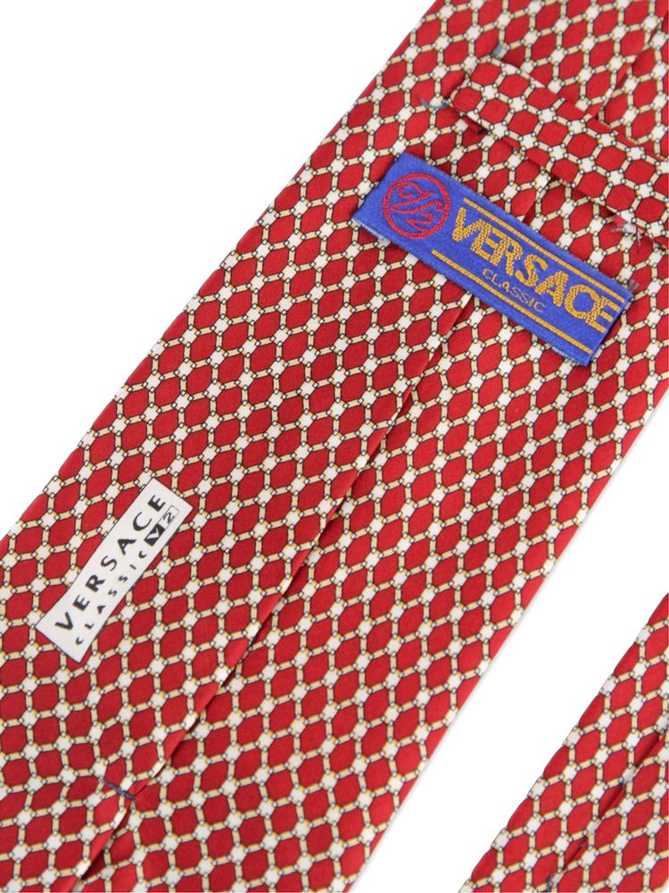VERSACE CLASSIC V2 Шовкова краватка з малюнком. Оригінал. Італія