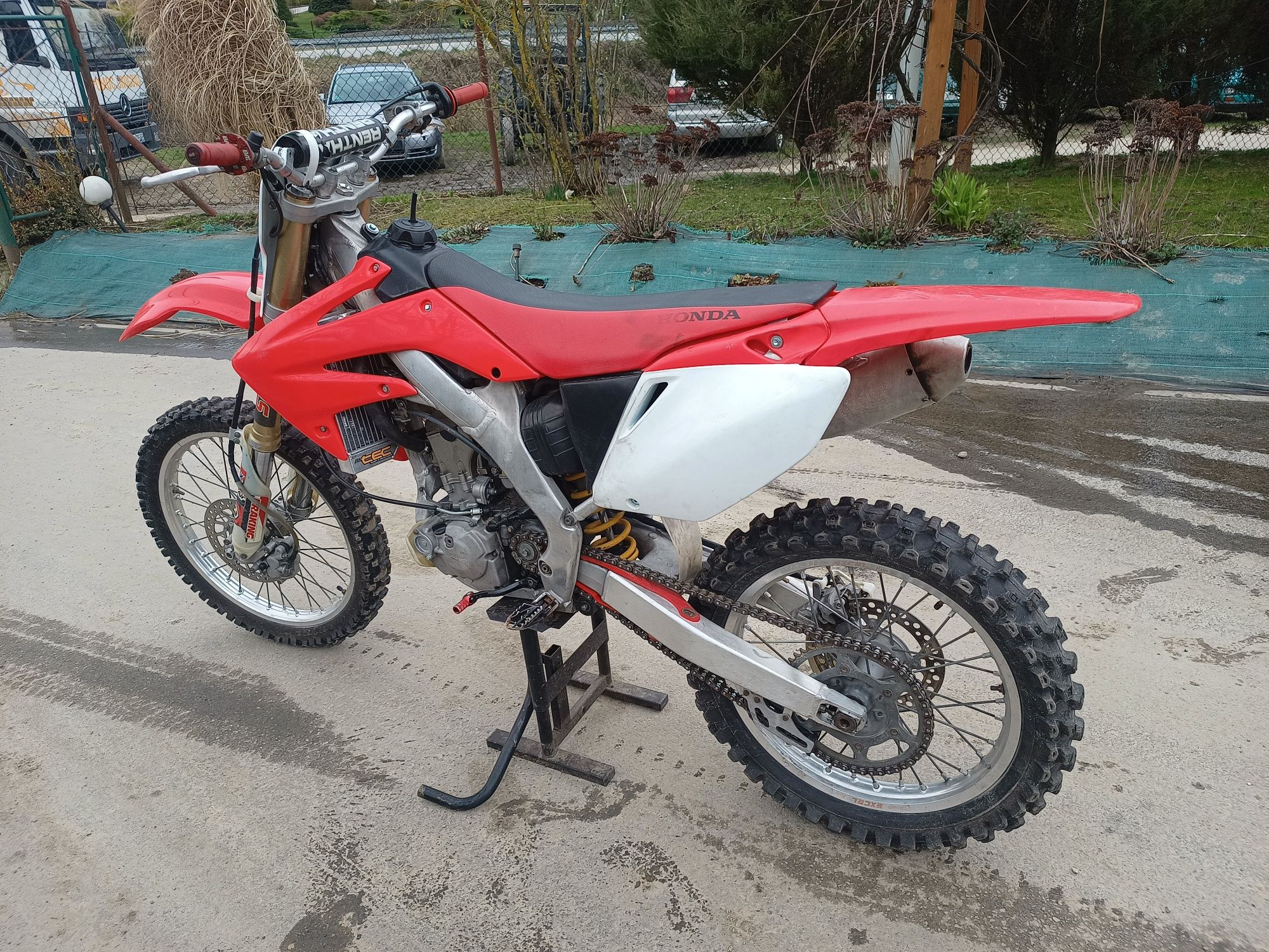 Komplet plastików honda crf 250 / 05r lagi koło wydech kartery głowica