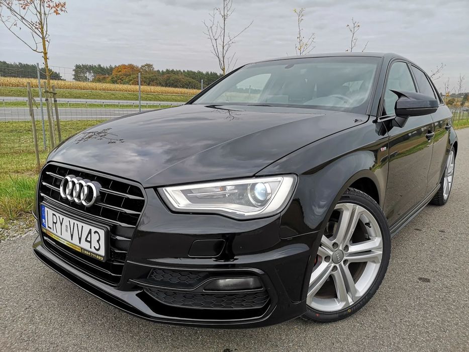 Audi A3 Sportback 3x S-LINE s-tronic 1.4 150 KM Nowe opony, serwisowany bezwypadkowy