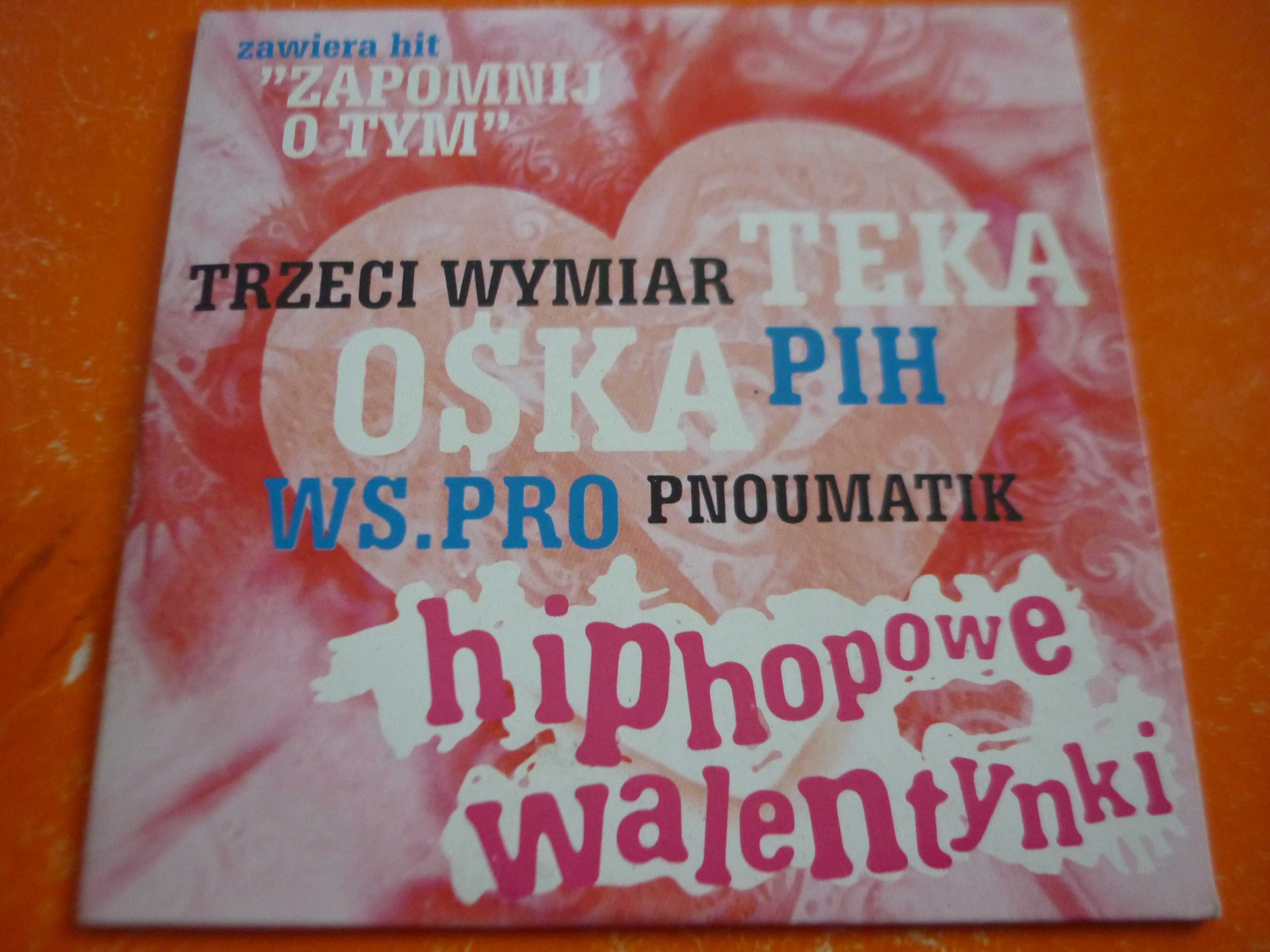 Płyta CD Hiphopowe walentynki PIH Teka Trzeci Wymiar OSKA Lerek WS.PRO