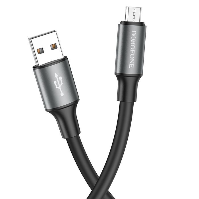 Borofone Kabel Bx82 Bountiful - Usb Na Micro Usb - 2,4A 1 Metr Czarny