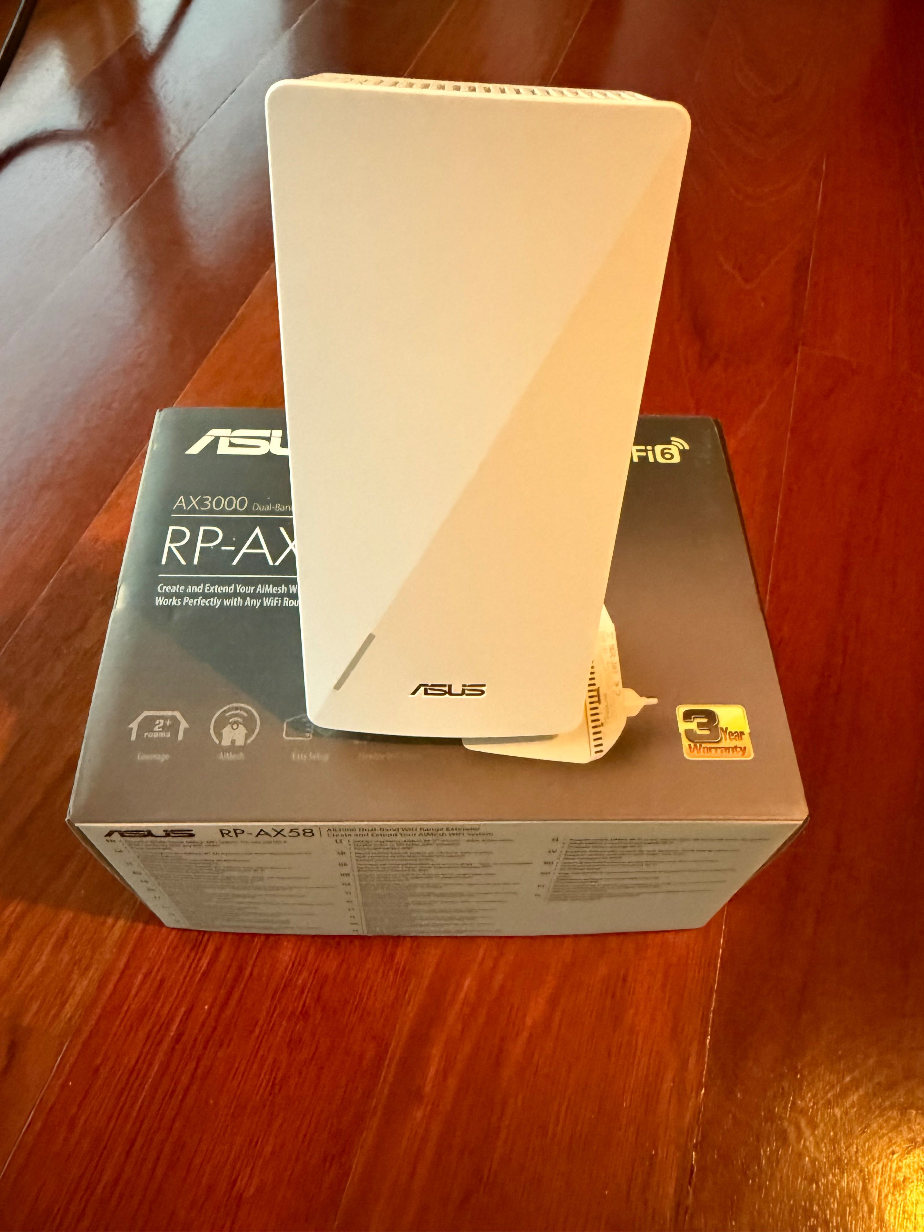 Repetidor WiFi 6 ASUS RP-AX58 – Como Novo