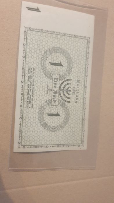 Bankno 1 Marka Getto Łódź z 1940r