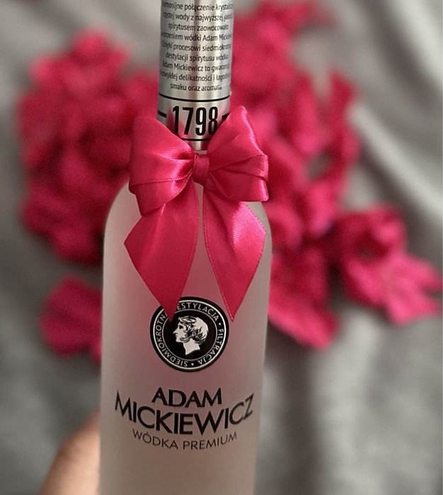 Kokardki na alkohol wódkę fuksja