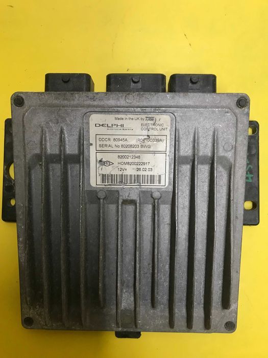 Блок управління двигуном Renault Clio 8200212348 8200222917