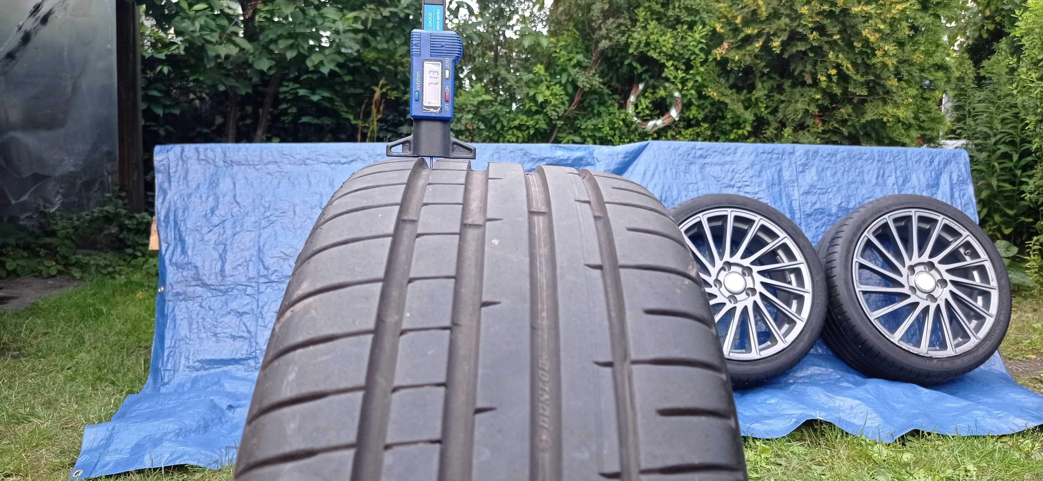 Felgi Koła Aluminiowe BROCK 215/40/R18 DUNLOP 7mm 5x114.3 TOYOTA HONDA