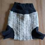Wełniana pieluszka wielorazowa, majtki handmade