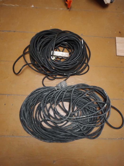 Kabel przedłużacz 3x2,5 dwa razy 50m