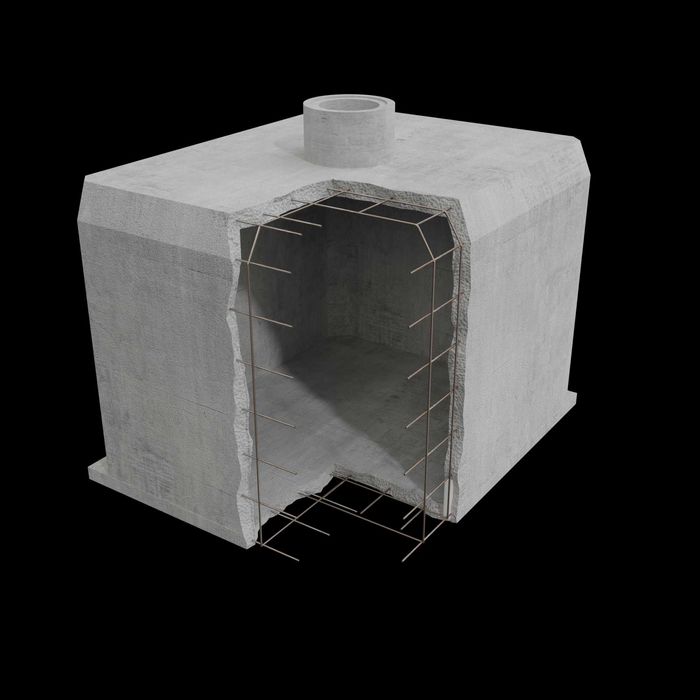 Zbiornik MONOLITYCZNY betonowy  na Szambo, Szamba betonowe i Zbiorniki