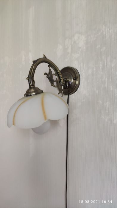 Żyrandol retro 5 żarówkowy + 2 kinkiety 1 żarówkowe