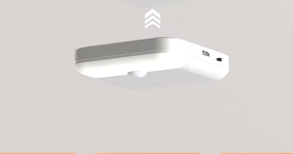 Светодиодный аккумуляторный светильник с датчиком движения.