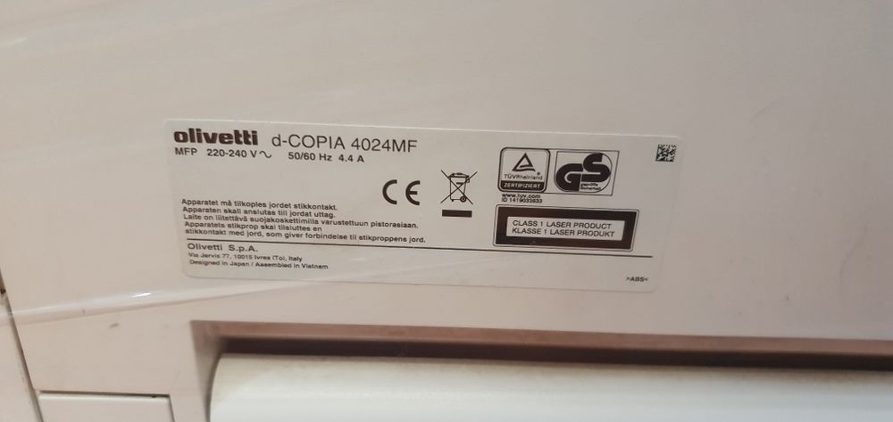 Kserokopiarka Olivetti D-COPIA 4024MF