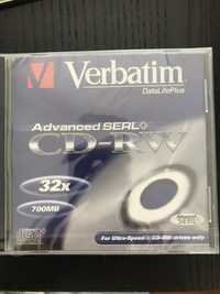 CD RW regraváveis Verbatim 32x 700 MB