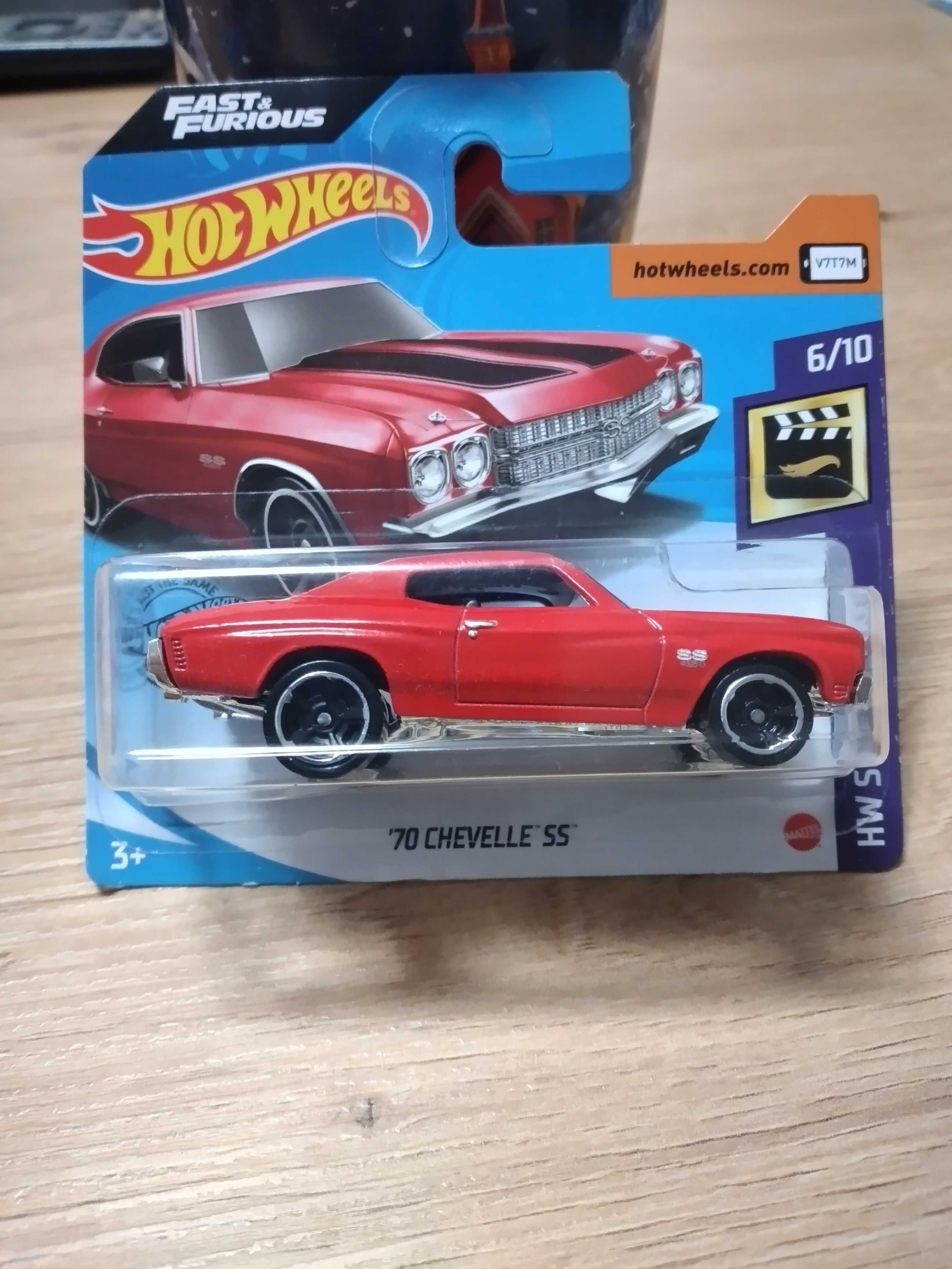 Hot wheels zestaw 6aut chevy chevelle