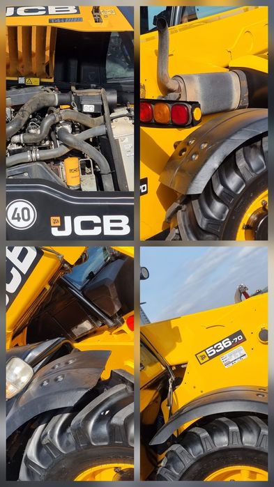 Ładowarka teleskopowa JCB 536-70 AgriPlus 14r, Widły, Klimatyzacja,