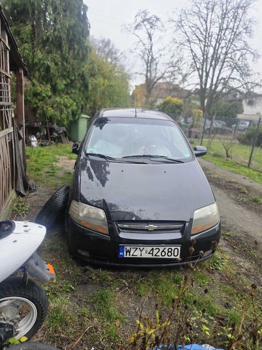 Chevrolet Kalos 1,4 benzyna rocznik 2007 uszkodzony