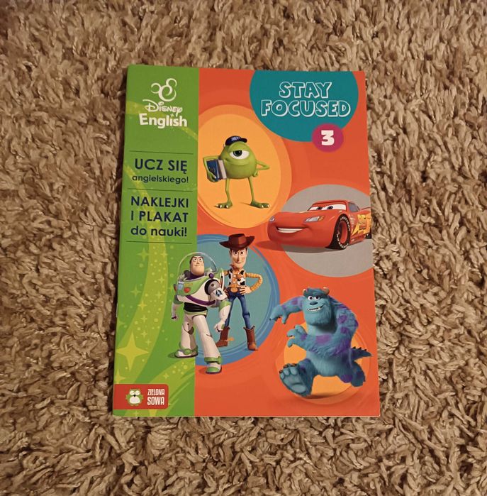 Disney Toy Story Książka dla dzieci do nauki języka angielskiego