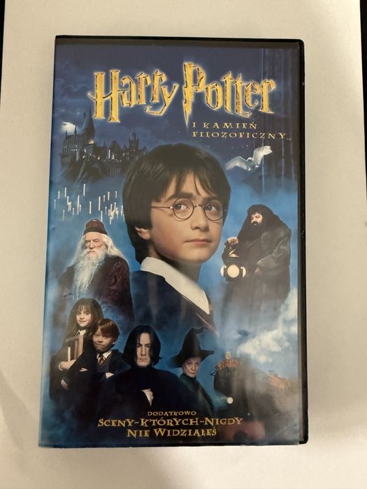 Kaseta vhs harry potter kamień filozoficzny