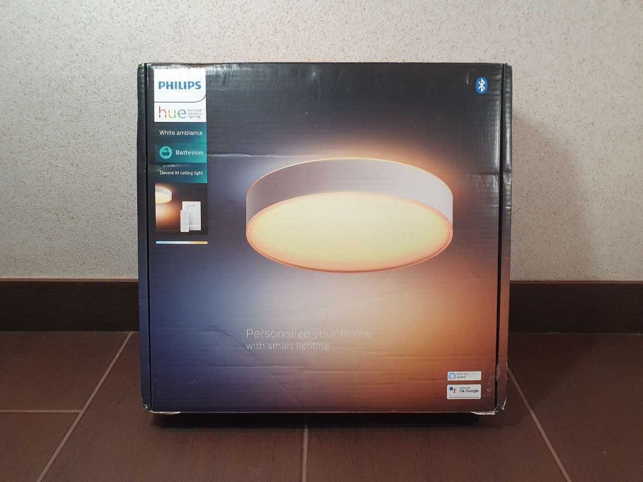 Philips Hue DEVERE M LED Смарт Світильник для ванної IP44 Homekit