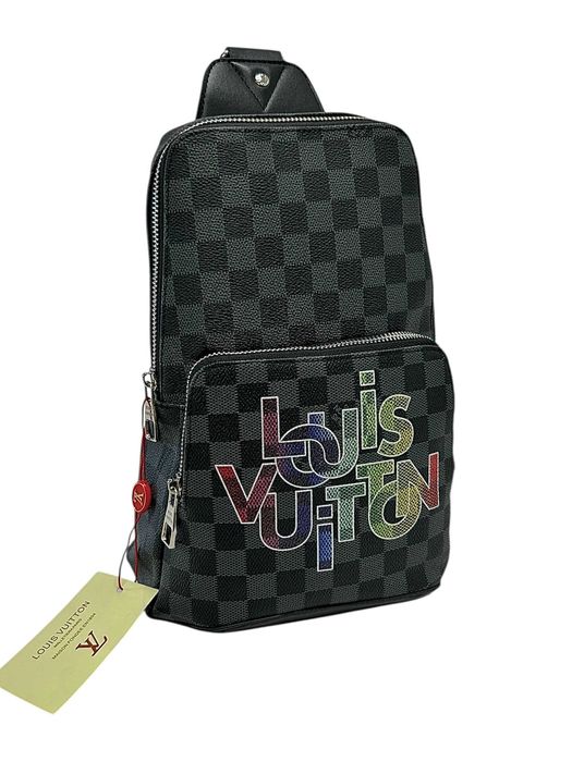 1) Мужская сумка слинг Louis Vuitton чоловіча сумка барсетка