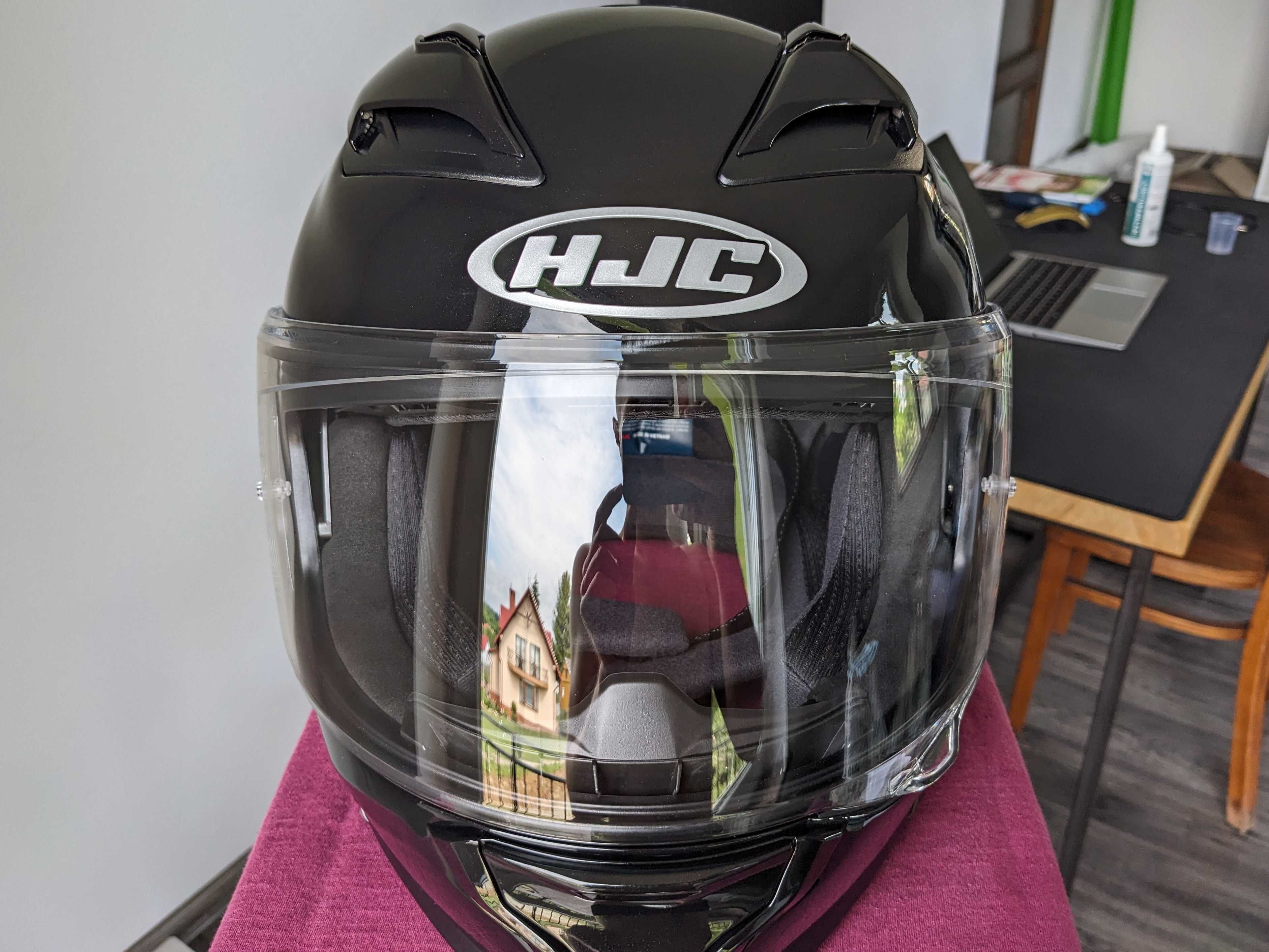 NOWY Z GWARANCJĄ kask motocyklowy HJC F71 METAL BLACK rozmiar L