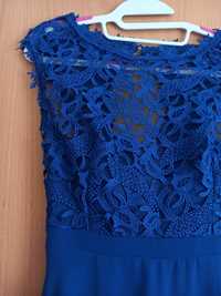 Vestido para ocasião especial azul