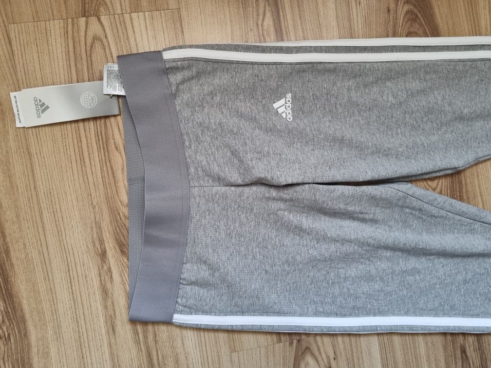 Leginnsy Adidas Stripes 3 Essentials S 36 nowe