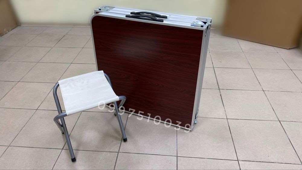 => Стол 180 см + 6 стульев | Усиленный для пикника туристический склад