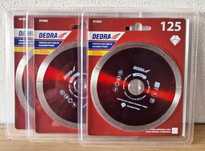 Tarcze diamentowe do cięcia 125 mm x 22,2 mm firmy DEDRA