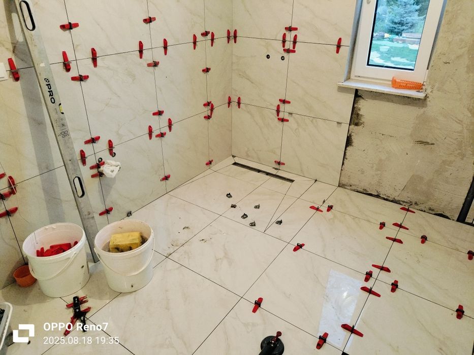 Remonty, wykończenia, Gładzie, Glazura, Łazienki, Płytki