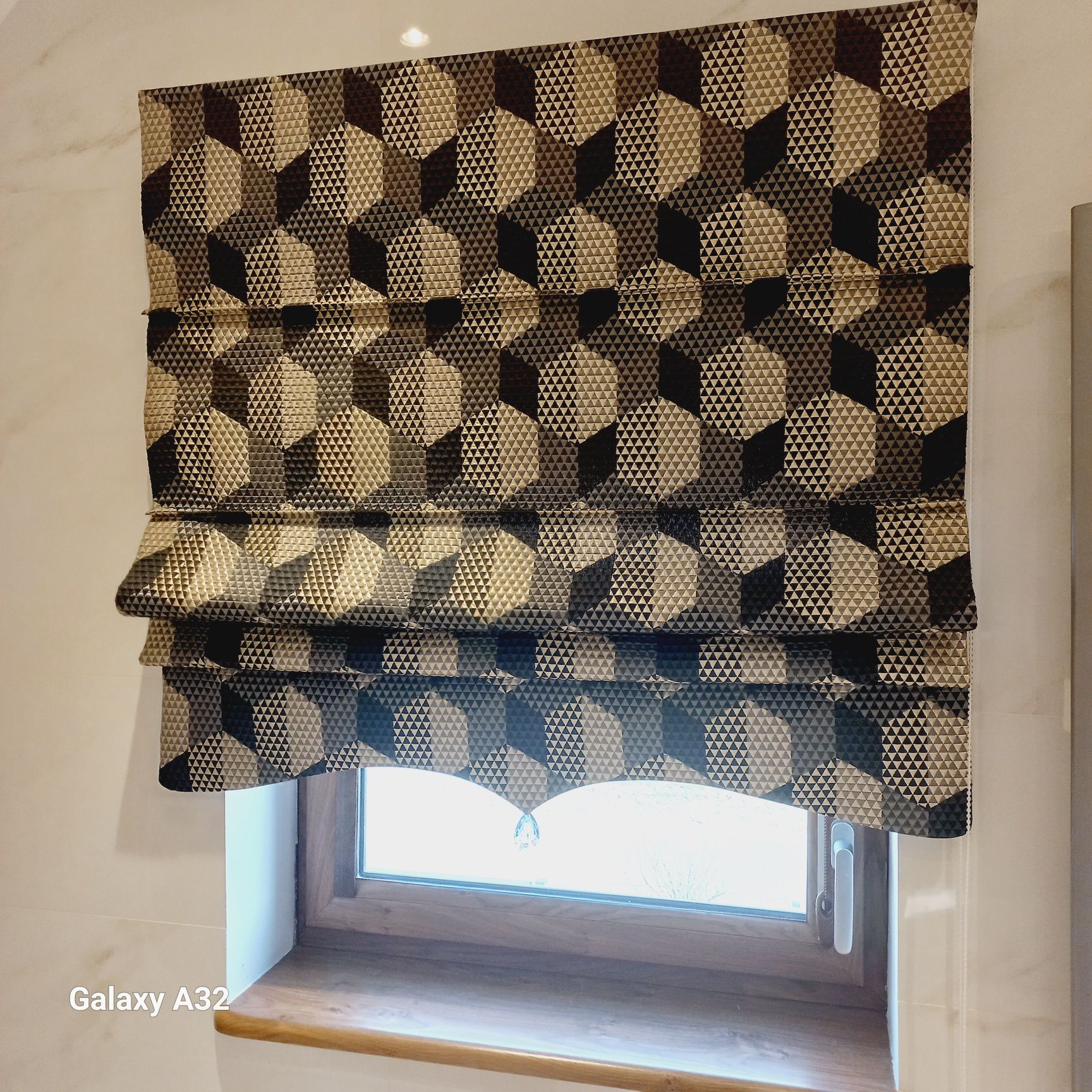 Roleta rzymska glamour z mechanizmem eurofirany 100x133