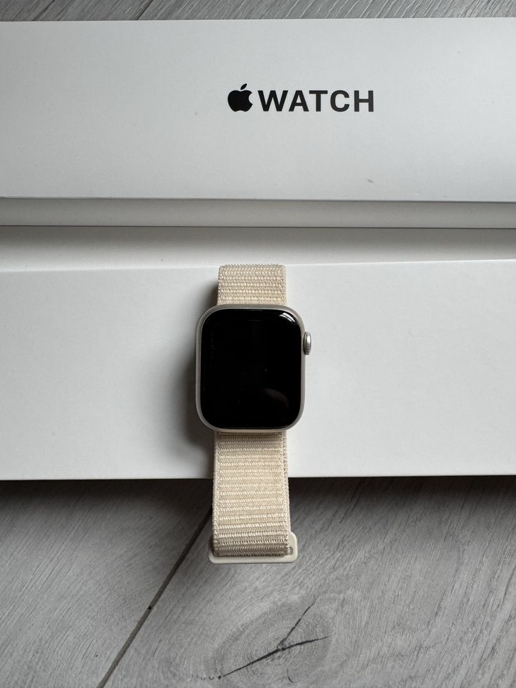 Zegarek Apple Watch series 8 41mm Starlight Cellular GPS e-sim