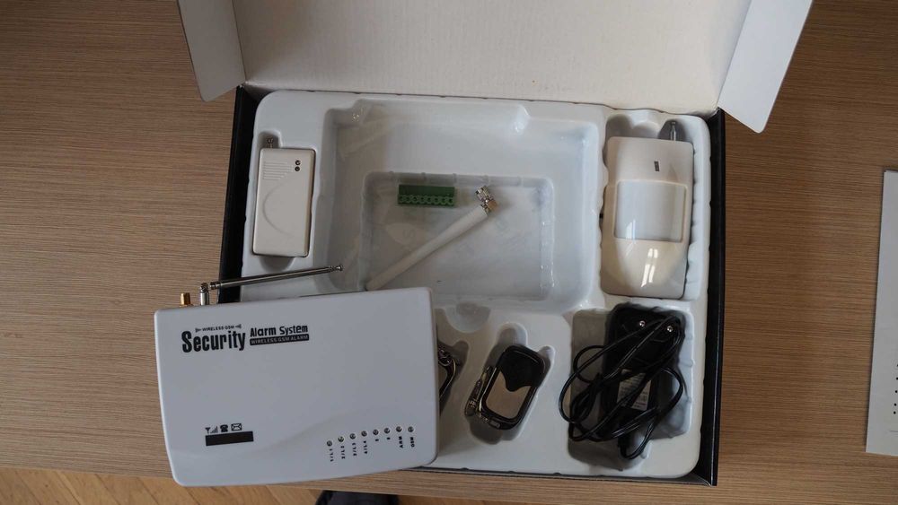 Centralka alarmowa GSM do domu, garażu na działkę