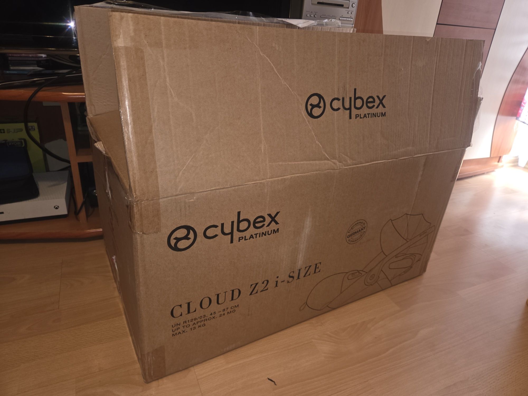Cybex Cloud Z2 Spring Blossom + Baza T ISOFIX kwiatki Jak nowy pudełka